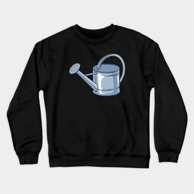 Watering Can Gardener Crewneck Sweatshirt by fromherotozero